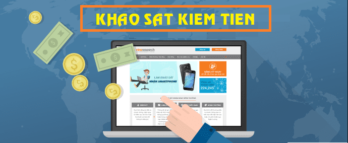 Nếu chưa biết làm gì để kiếm tiền, bạn có thể tìm kiếm vài trang web yêu cầu khảo sát và kinh doanh từ chúng.